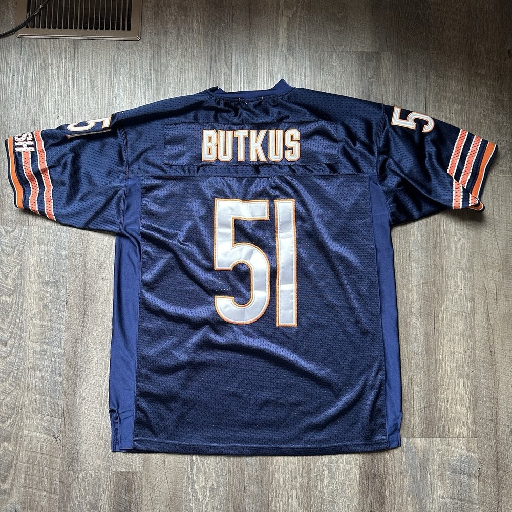 Mitchell & Ness 1970 Dick Butkus Chicago Bears Throwback Jersey – Size 52